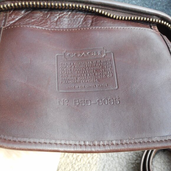 Vintage Coach GUC Duffle Sac 9085, in Mahogany - Picture 10 of 11